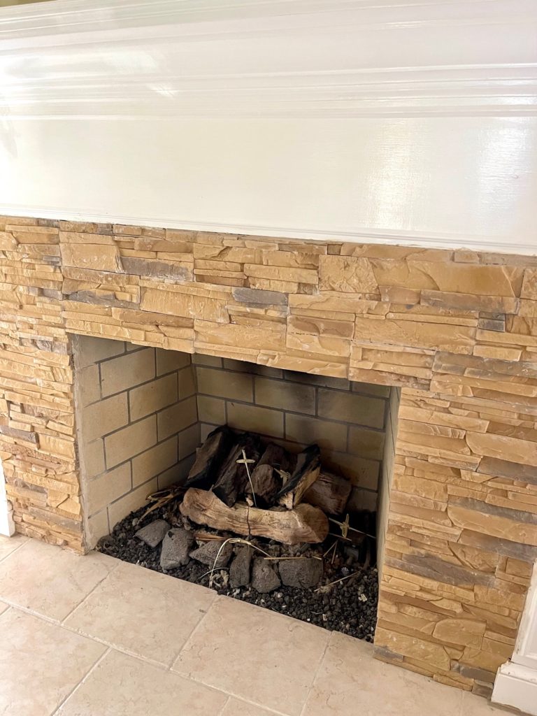 How to do a simple fireplace refresh