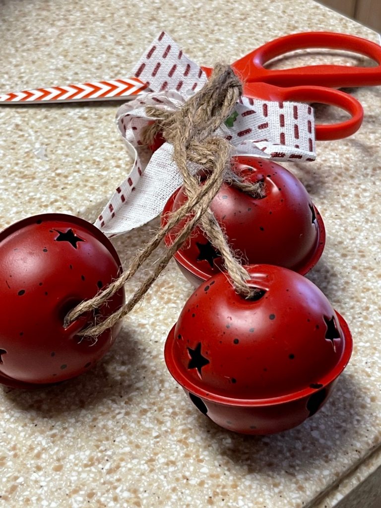 Red Christmas bells