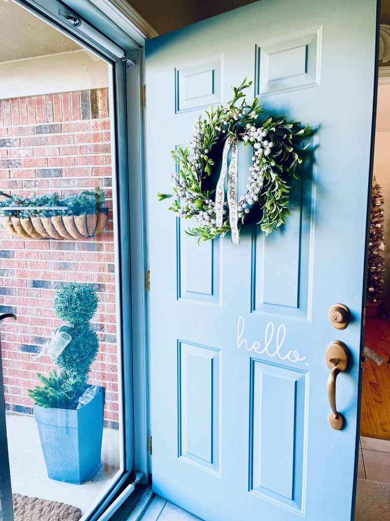 Christmas Home Tour part 1 front door