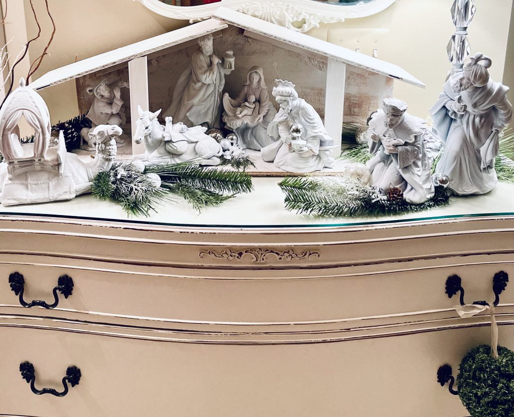 How To Update A Vintage Nativity Set Nativity set Christmas tour