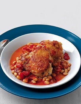 Chicken and beans dish