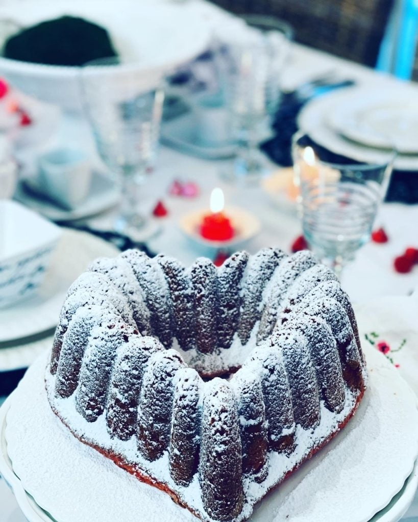 Valentines Heart Cake