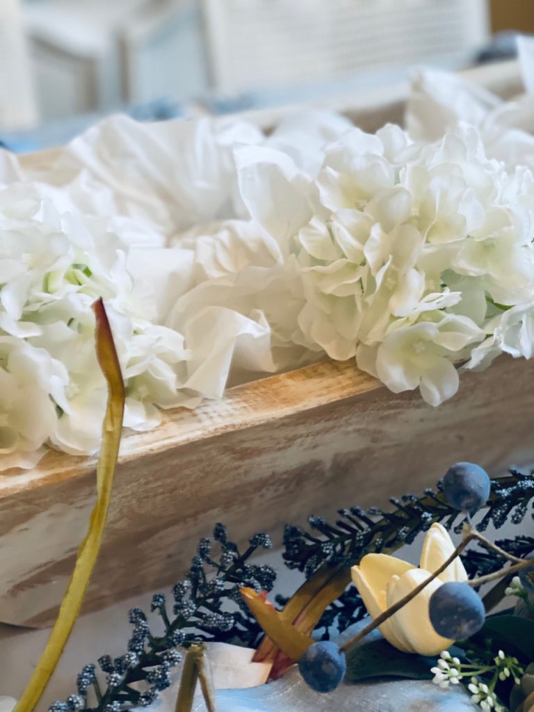 How to create a Spring Table Scape tissue paper for arraignment 