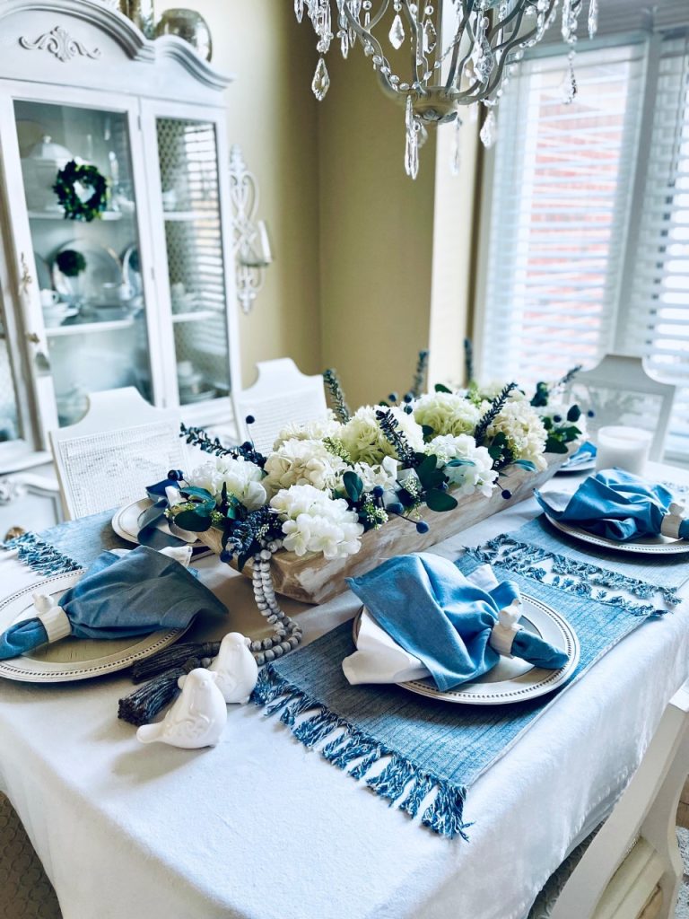 Spring table setting