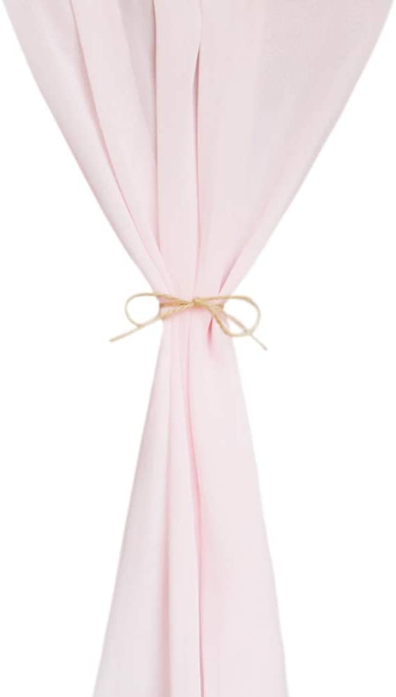 Pink draping for a table