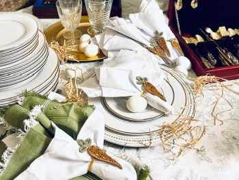 Easter table scape