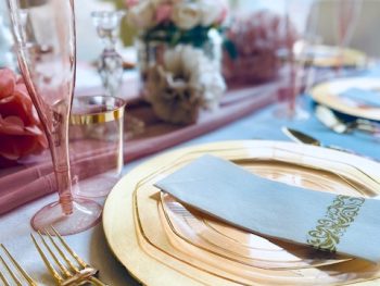 Sharing a table setting with paper products