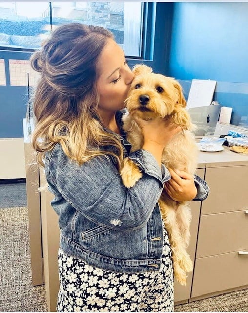 My Daughter and her dog