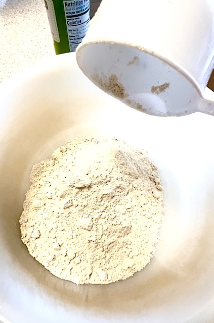 Measuring gluten free flour