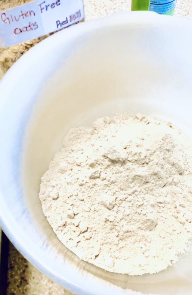 Gluten Free flour in a bowl