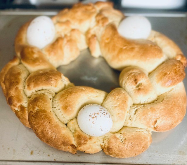 Gluten Free Easter Braided Egg Bread