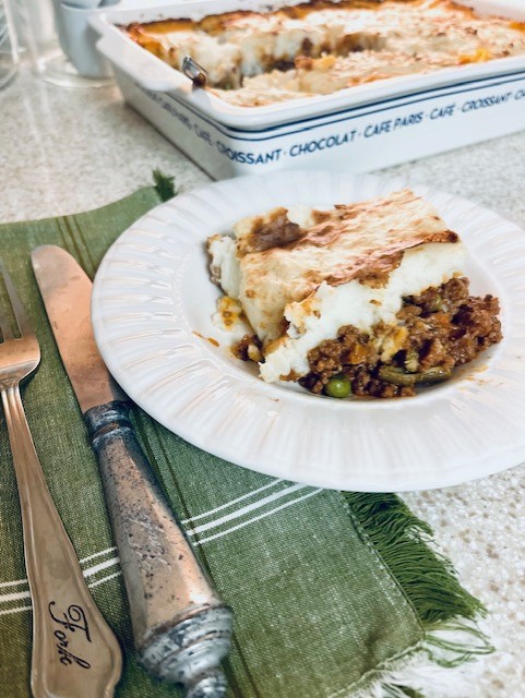 Sheppard's pie all done and it was an easy recipe 