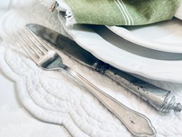 Do You Need To Be Eating Gluten Free How To Set A Simple Spring Table Scape with silverware
