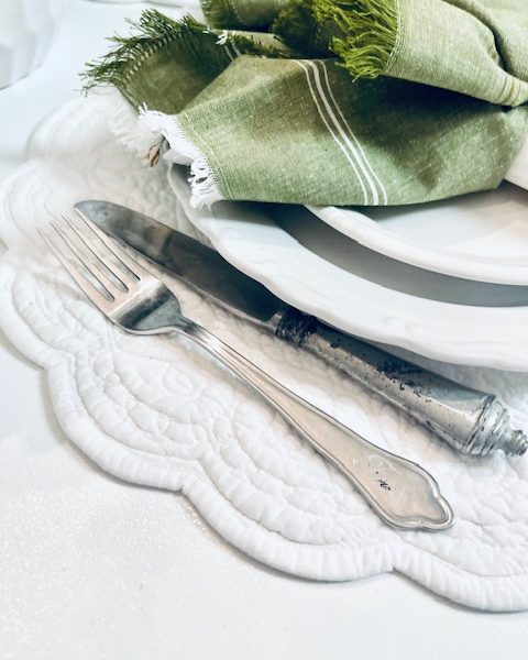 Do You Need To Be Eating Gluten Free How To Set A Simple Spring Table Scape with silverware