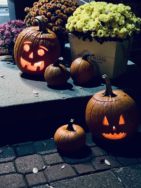 How To Have The Most Fun Carving Pumpkins using candles in the pumpkins