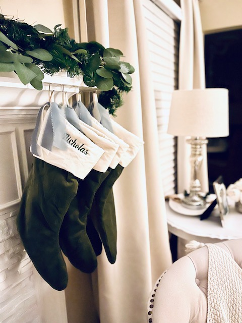 Welcome To My Christmas Home Tour 2023 the stockings hung by the fireplace