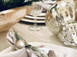 Welcome To My Christmas Home Tour 2023 in the dinning room