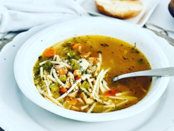 30 Minute Gluten Free Chicken Noodle Soup and It's Homemade