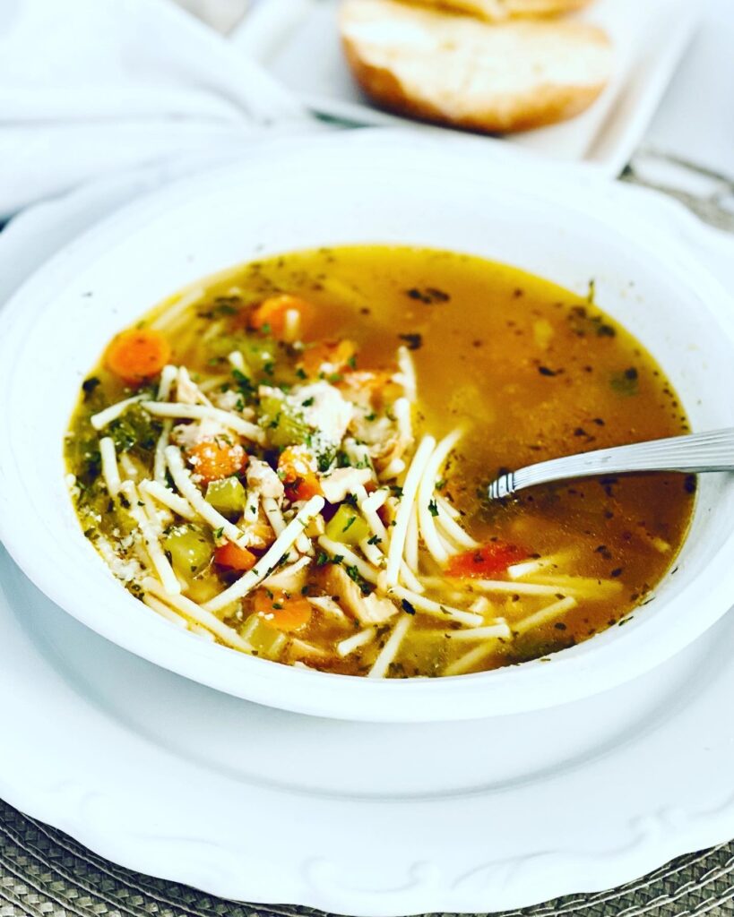 30 Minute Gluten Free Chicken Noodle Soup and It's Homemade